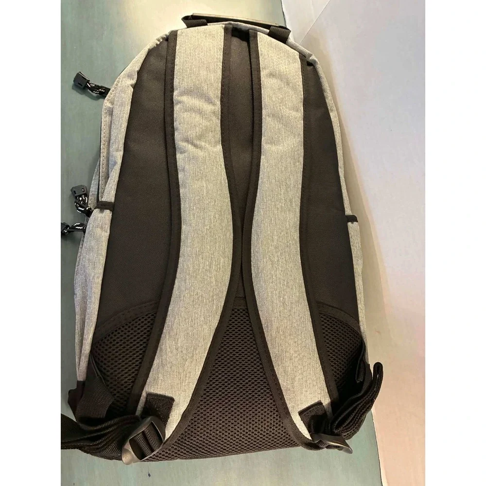 Eastsport Elevated Backpack Unisex OS Grey Black NEW Techwear School Bag